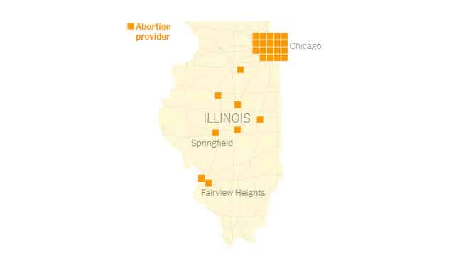 The New York Times: Illinois Abortion Clinics Prepare for Rush of Patients After Roe